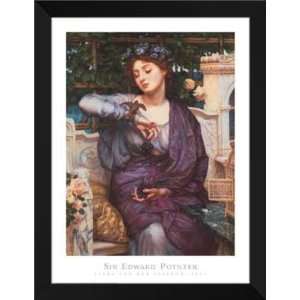 John Poynter FRAMED 28x36 Libra And Her Sparrow, 1907 