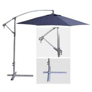   Aluminum umbrella with crank opening and tilt. Patio, Lawn & Garden