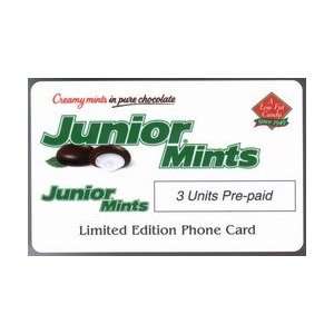  Collectible Phone Card 3u Junior Mints   Creamy Mints In 