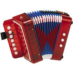 Toy Accordian   Transparent Red Toys & Games