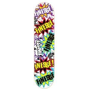  Finesse KapowSkateboard Deck, 7.75 X 31 Sports 