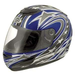  GMAX GM58 Graphic Full Face Helmet Small  Blue 