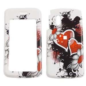  LG VU cu920 Wild Twin Hearts and Flowers Hard Case/Cover 