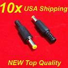 10pcs 1.7 x 4.8mm DC Power Male Plug Jack Adapter Socket Connector for 