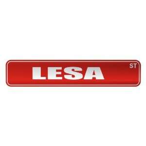   LESA ST  STREET SIGN NAME