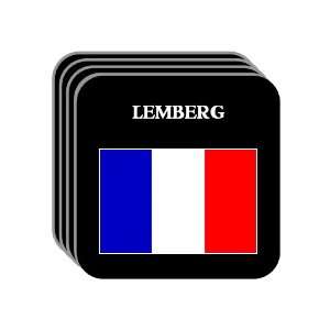  France   LEMBERG Set of 4 Mini Mousepad Coasters 