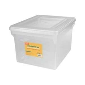  Letter/Legal File Box, Clear