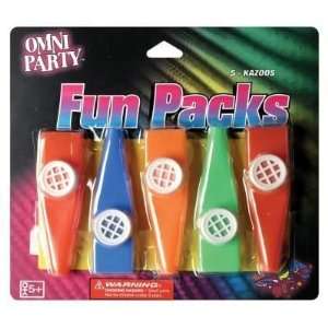  Omni Party Fun Packs Kazoos 5 Count (6 Pack) Health 