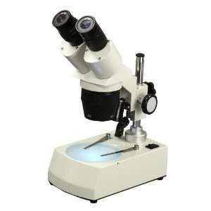 Binocular Stereo Microscope 20x 40x 80x w Dual LED Lights  