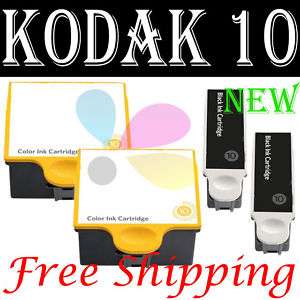Pack Kodak 10 #10 Ink Cartridge for Kodak ESP 3 5 7 9  