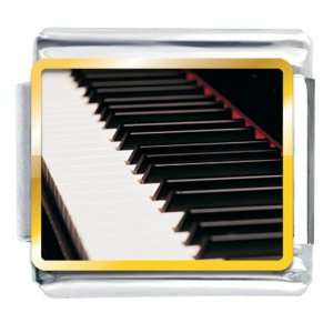  Classic Piano Keys Musical Italian Charms Bracelet Link 