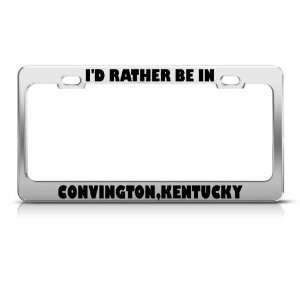   Be In Covington Kentucky license plate frame Stainless Automotive