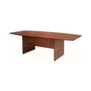  95 Inch Boat Shaped Conference Table   Sandia Laminate 