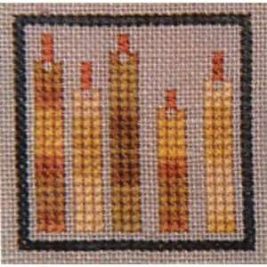 Christmas Markings   Candles leaflet (cross stitch) 