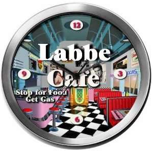  LABBE 14 Inch Cafe Metal Clock Quartz Movement Kitchen 