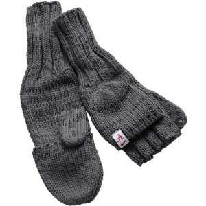   Tide Ladies Charcoal Knit Convertible Mittens