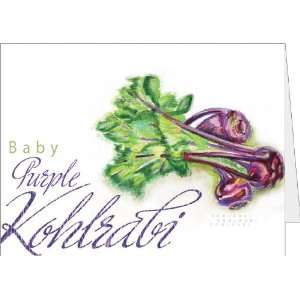  Kohlrabi Folding Card with Envelope 