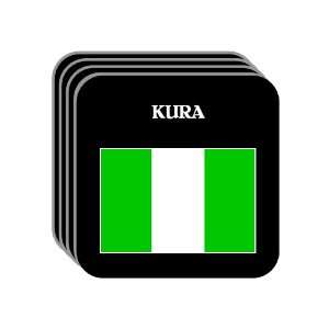  Nigeria   KURA Set of 4 Mini Mousepad Coasters 