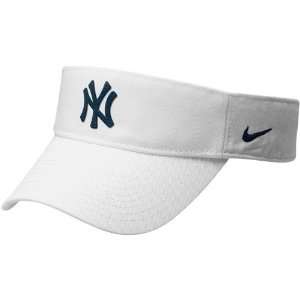  Nike New York Yankees White Stadium Adjustable Visor 