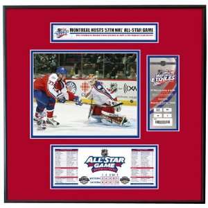  2009 NHL All Star Game Ticket Frame Jr.   MVP Alexei Kovalev 