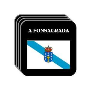  Galicia   A FONSAGRADA Set of 4 Mini Mousepad Coasters 