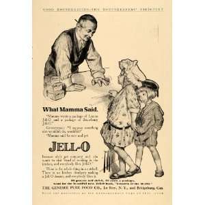  1909 Ad Genesee Pure Food Co. Jell O Gelatin Children 