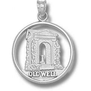  Davidson Wildcats Solid Sterling Silver Old Well Pendant 