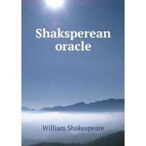  Shaksperean oracle William Shakespeare Books