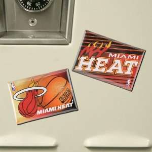 Miami Heat 2 Pack Magnets 