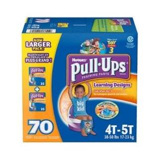 Pull ups Learning Designs Training Pants, Boy, Size 4T 5T, 70 Count