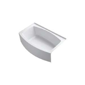  Kohler K 1118 RA 0 White Expanse Curved Apron Bath with 