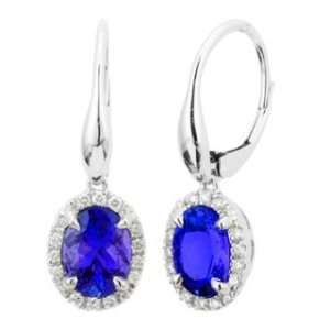    Tanzanite Tanzanite and Diamond Earrings 3.07 TCW Jewelry