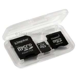 Kingston 1GB microSD Memory Card with Dual Adapter miniSD and SD Card 