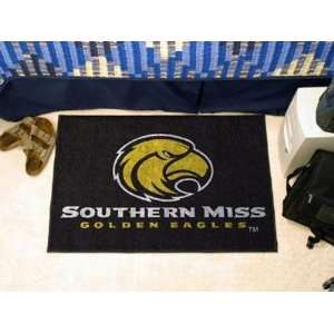 Southern Miss Mississippi Golden Eagles Starter Rug/Carpet Welcome 