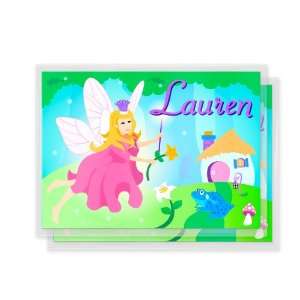 Set of 2 Kids Personalized Refrigerator Magnets Girls Fairies  