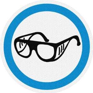   Eye Protection Required, 17 Diameter, Concrete Graphics (Pack of 1