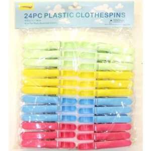  24 Pack Plastic Clothes Pins Case Pack 72 Automotive