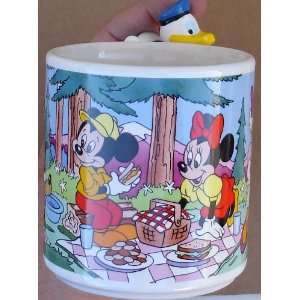  Mickey Mouse, Donald Duck, & Pluto Coffee Cup With Box 