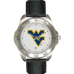  NCAA West Virginia Mountaineers Mens Gameday Watch w/Leather Band 