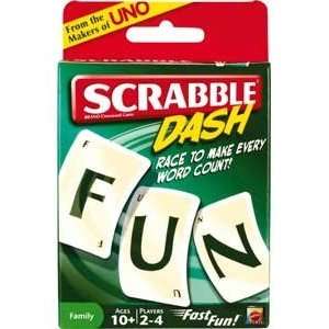  Mattel Scrabble Dash Card Game Toys & Games