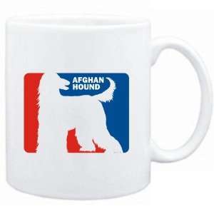    Mug White  Afghan Hound Sports Logo  Dogs