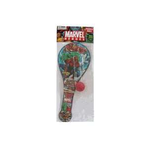    Marvel Heros Paddle Ball   Spiderman Hulk & Iron man Toys & Games