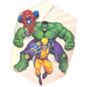  Marvel Heroes Spiderman Hulk & Wolverine Huge 48 Wingspan 