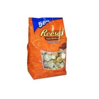 Reeses Peanut Butter Cups Miniatures, 5.3 Ounce Bags (Pack of 12)