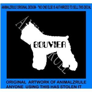  BOUVIER DES FLANDERS VINYL DECAL 