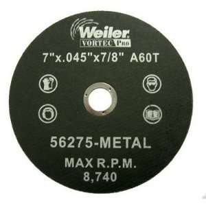 Weiler   Vortec Pro Type 1 Thin Cutting Wheels 7 X .045 Type 1 Cut 