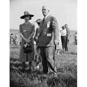  ca. 1938 Gov. & Mrs. James Price of VA