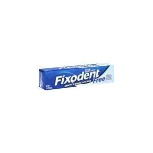  Fixodent Free Denture Adhesive Cream, 2.4 oz (Pack of 3 