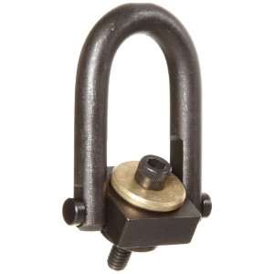  23404 Black Oxide Alloy Steel Standard U Bar Hoist Ring, Thread 