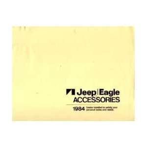  1984 AMC EAGLE JEEP Accessories Sales Brochure Book 
